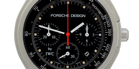 The Porsche Design watches made by IWC Schaffhausen.